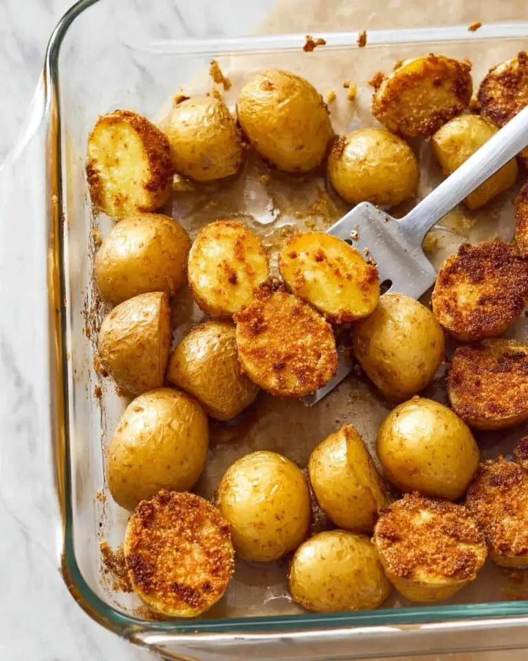 Crispy Roasted Parmesan Potatoes Recipe