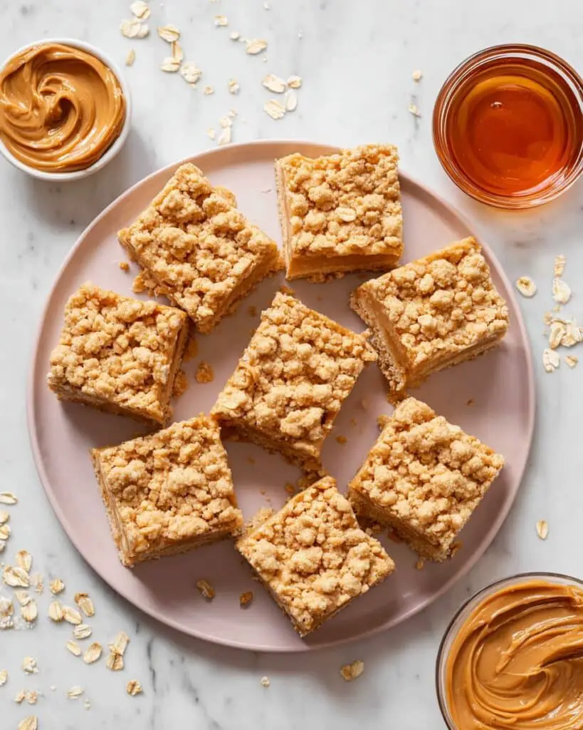 Peanut Butter Oatmeal Bars Recipe