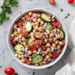 Greek Chickpea Salad Recipe