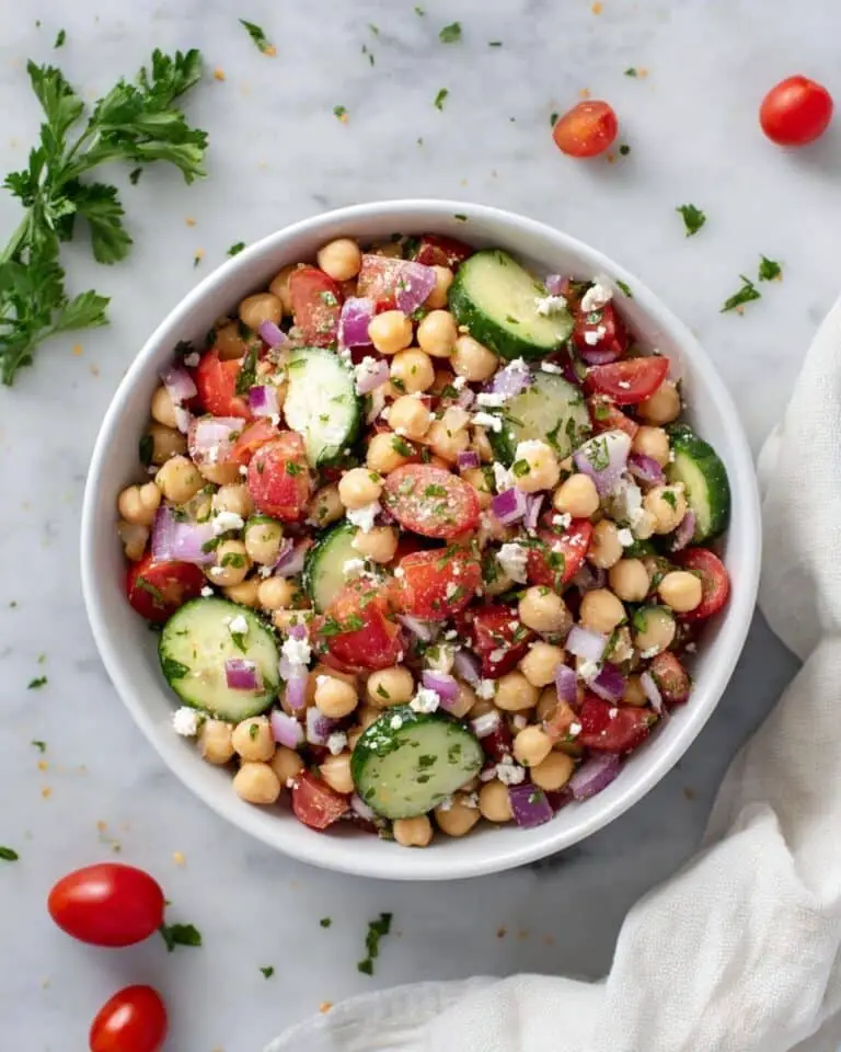 Greek Chickpea Salad Recipe