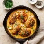 Creamy Garlic Herb Chicken with Cajun Spices Recipe
