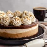 Coffee Cheesecake with Espresso Ganache and Coffee Whipped Cream Recipe