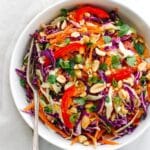 Thai Peanut Slaw (Paleo, Vegan) Recipe