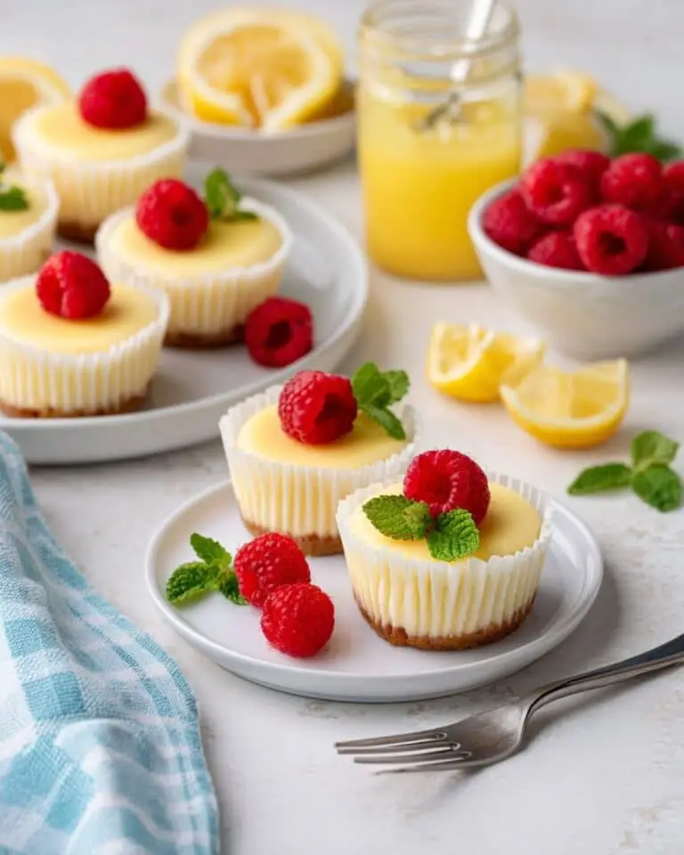 Mini Lemon Cheesecakes Recipe