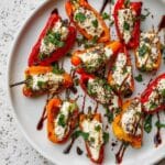 Roasted Goat Cheese Stuffed Mini Peppers Recipe