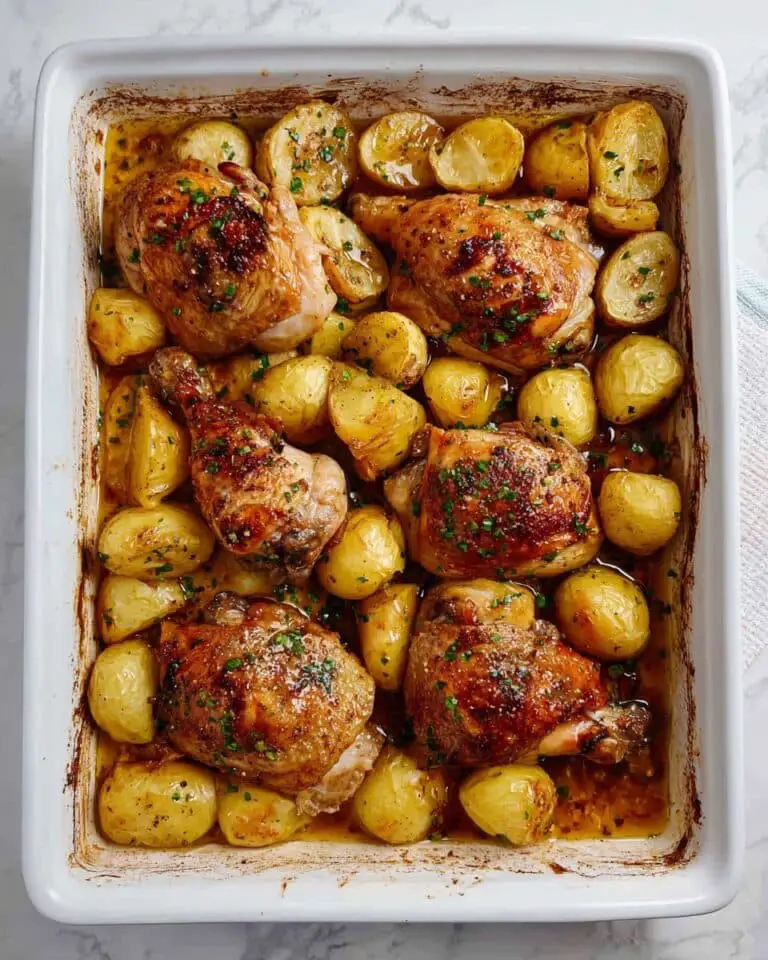 One Pan Chicken and Potatoes Recipe