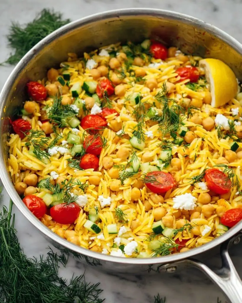 Mediterranean Orzo Bake Recipe