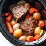 Slow Cooker Beef Roast with Vegetables and Gravy Recipe