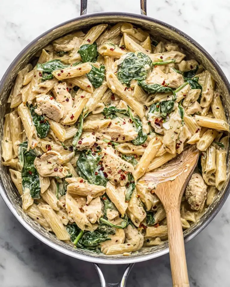 One Pot Creamy Pesto Chicken Pasta Recipe