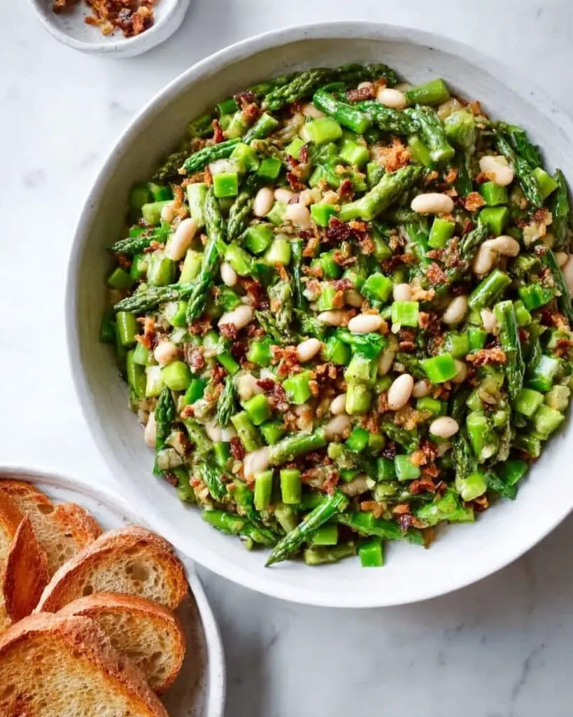 Asparagus and Cannellini Bean Salad with Orange Ginger Dressing Recipe