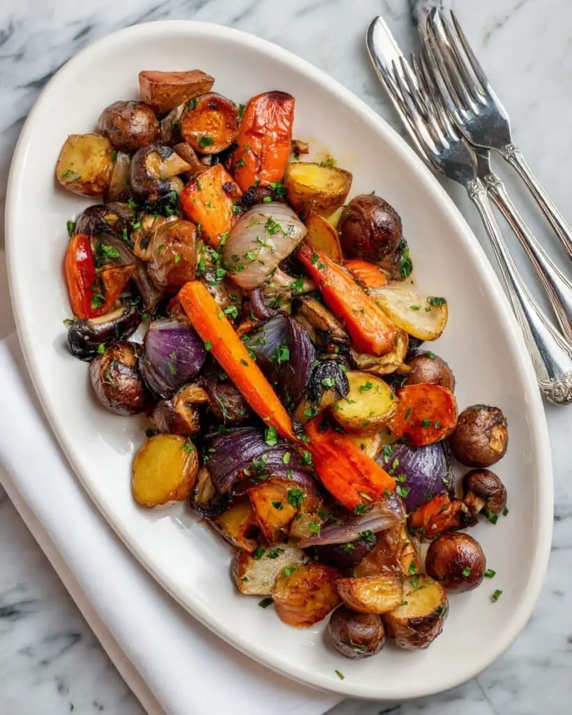 Balsamic Roasted Vegetables Recipe