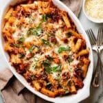 Baked Rigatoni with Ground Beef Recipe