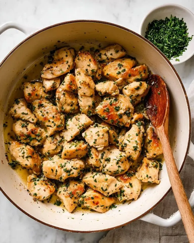 Garlic Butter Chicken Bites (Skillet-Seared & Ready in 15 Minutes) Recipe
