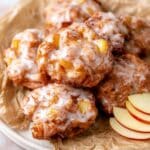 Apple Fritters with Vanilla Cinnamon Glaze Recipe