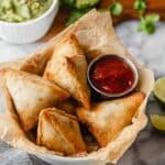 Baked Tortilla Samosas Recipe