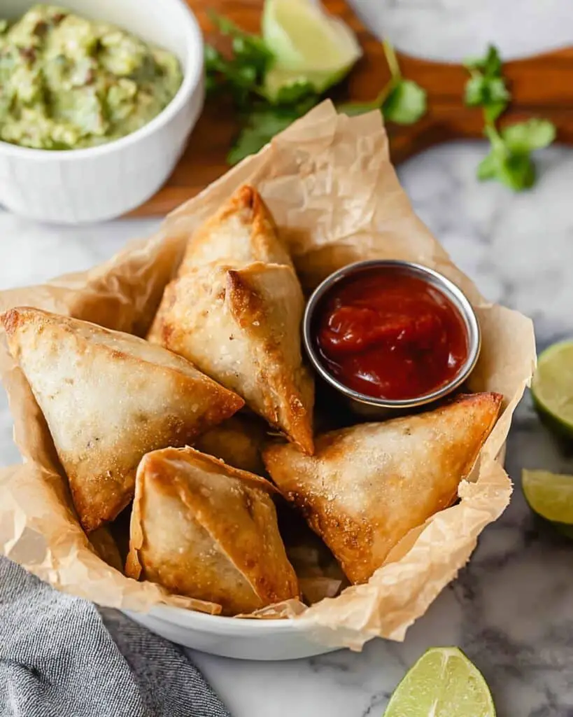 Baked Tortilla Samosas Recipe
