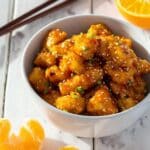 Baked Orange Cauliflower "Chicken Recipe