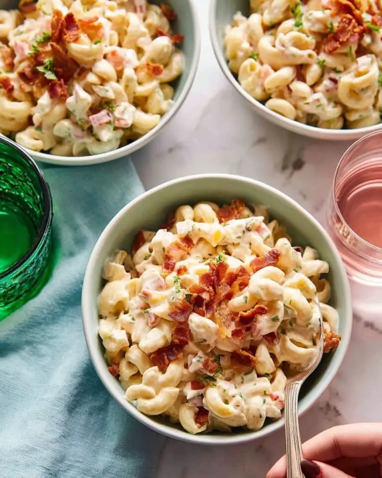 Chicken Pasta Salad with Creamy Dressing Recipe
