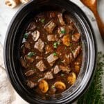 Crockpot Beef Tips and Gravy Recipe