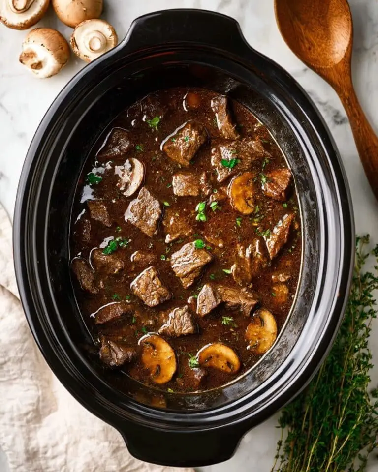 Crockpot Beef Tips and Gravy Recipe