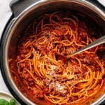 High Protein Instant Pot Spaghetti Recipe