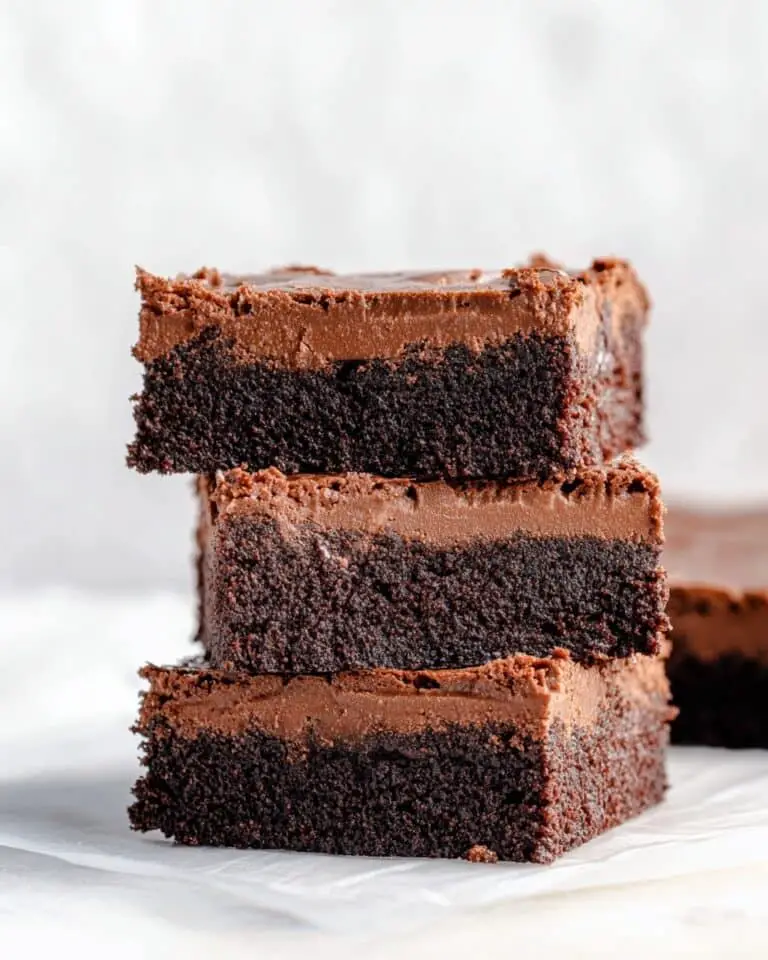 Fudge Brownies with Cream Cheese Frosting Recipe
