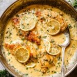 Pan Fried Tilapia with Lemon Cream Sauce Recipe