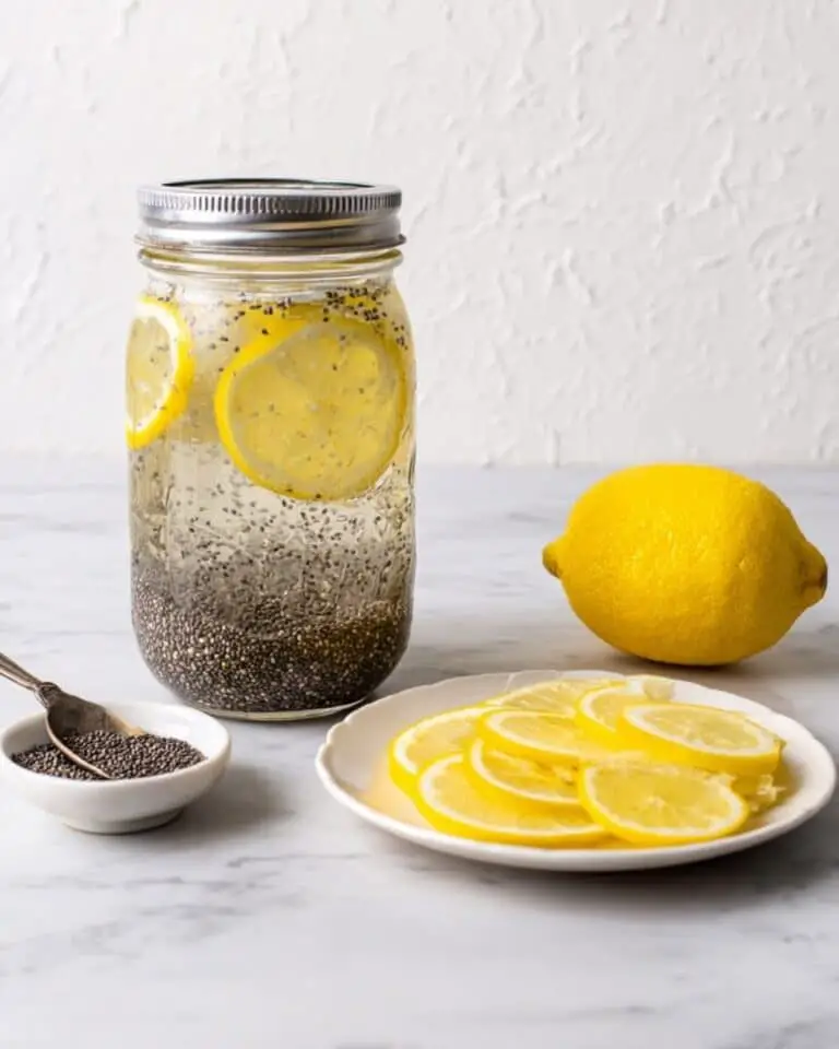 Lemon Chia Seed Water Recipe