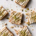 White Chocolate Pistachio Blondies Recipe