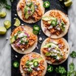 Healthy Crockpot Chicken Tacos Recipe