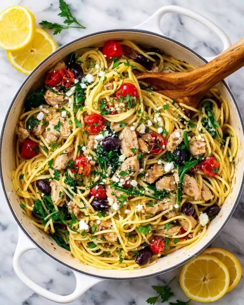 Mediterranean One-Pot Chicken Pasta Recipe