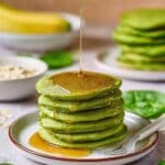 Spinach Banana Oat Pancakes Recipe