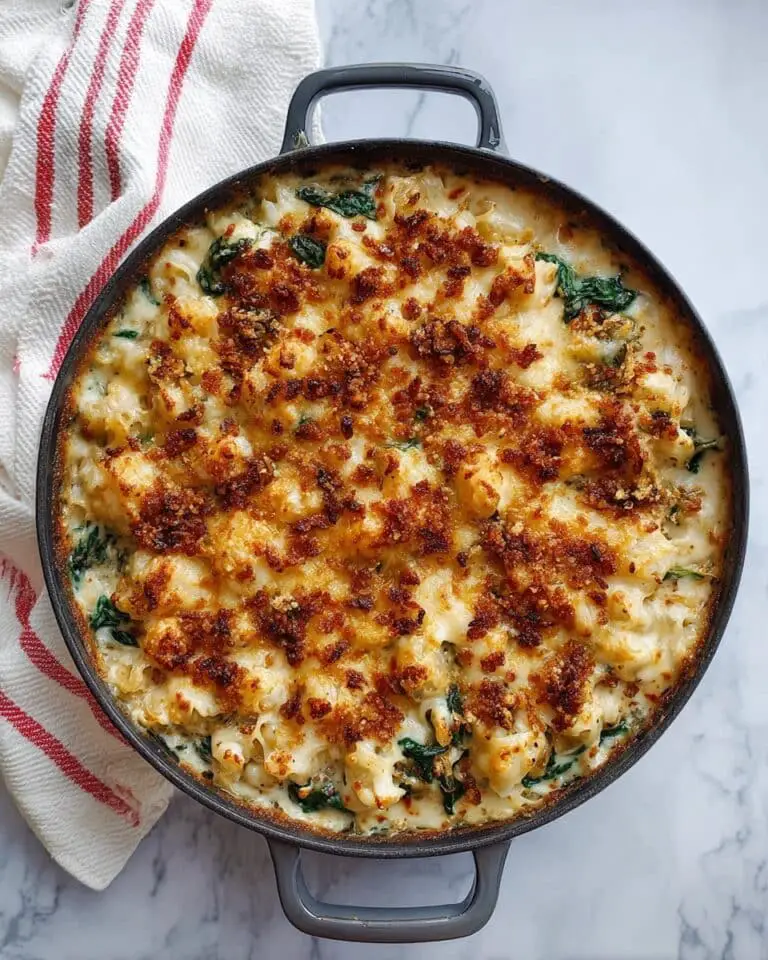 Creamed Spinach Mac and Cheese Recipe