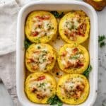 Chicken and Mashed Potato Nests with Mozzarella Recipe