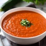 Tomato Zucchini Soup Recipe