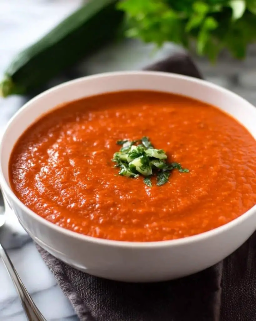 Tomato Zucchini Soup Recipe