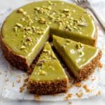 Pistachio Cheesecake With Pistachio Topping Recipe