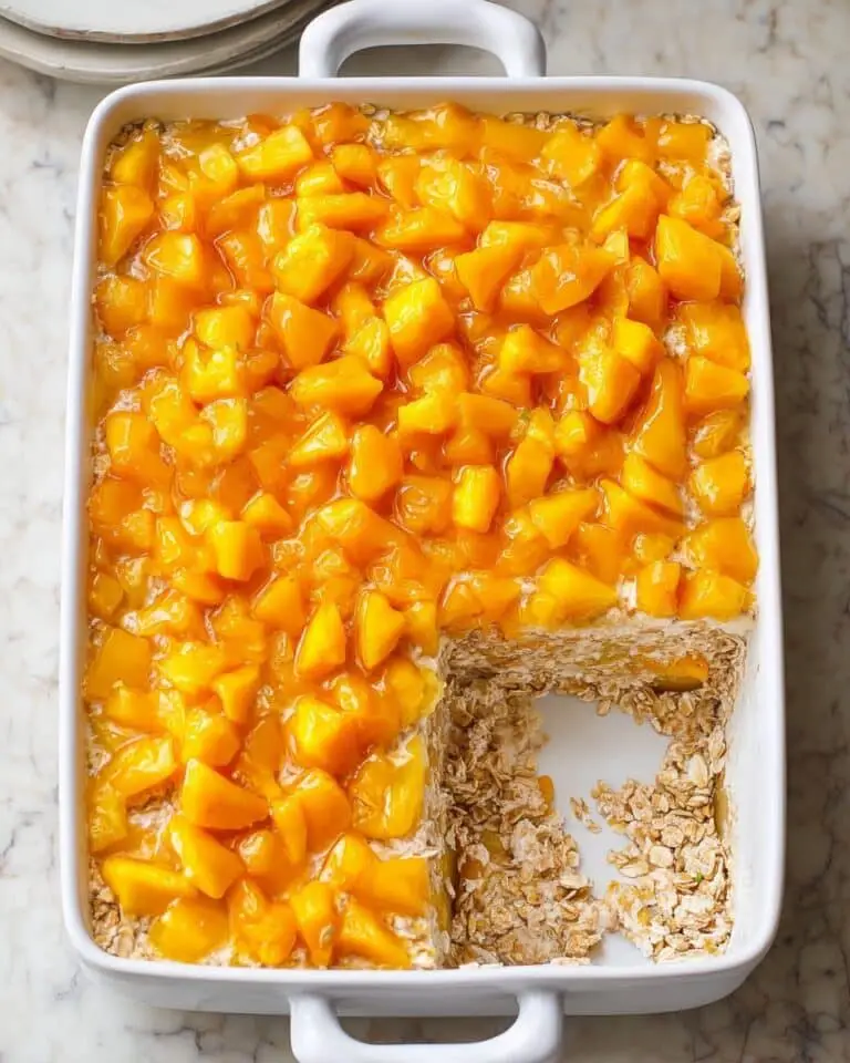 Peach Baked Oatmeal Recipe