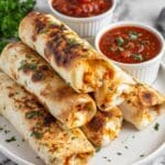 Air Fryer Chicken & Mozzarella Wraps Recipe