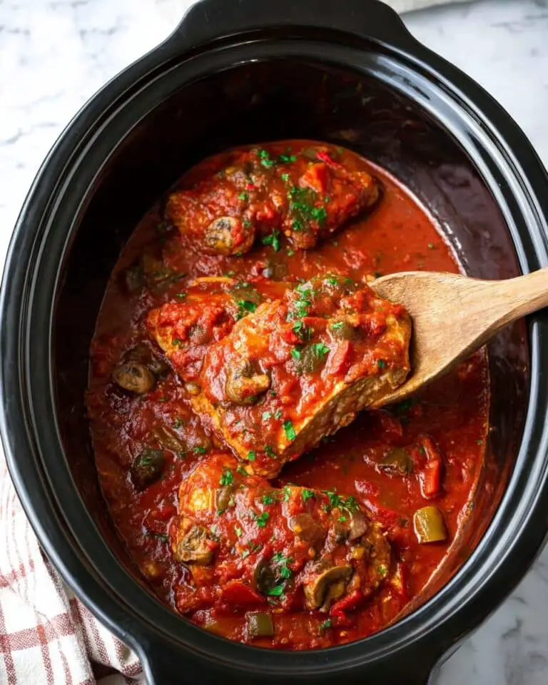Slow Cooker Chicken Cacciatore Recipe