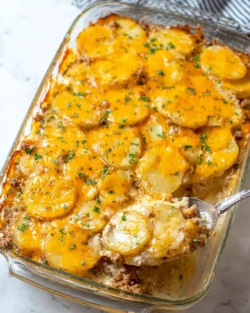Hamburger Potato Casserole Recipe