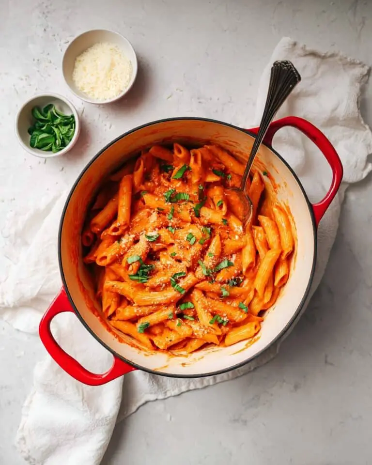 Roasted Red Pepper Pasta Recipe