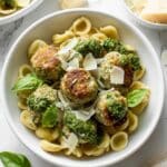 Pesto Chicken Meatballs Recipe