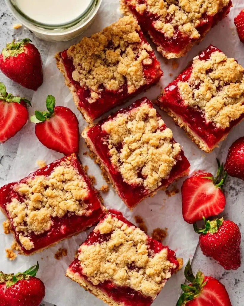 Strawberry Oatmeal Bar Bliss Recipe