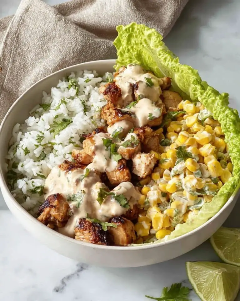 Healthy Street Corn Chicken Rice Bowl Recipe