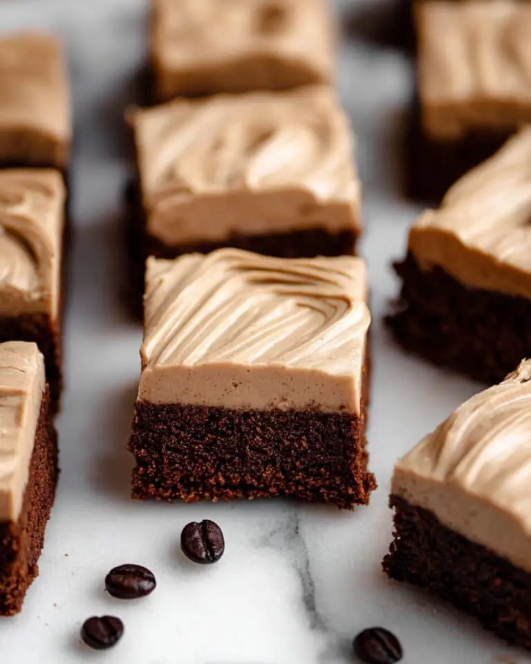 Coffee Brownies with Mocha Frosting Recipe