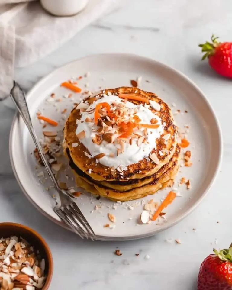 Toddler Carrot Cake Pancakes Recipe