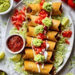 Beef Taquitos with Crispy Baked, Fried, or Air-Fried Options Recipe