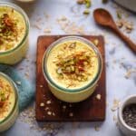 Indian Overnight Pistachio Chai Oats Recipe
