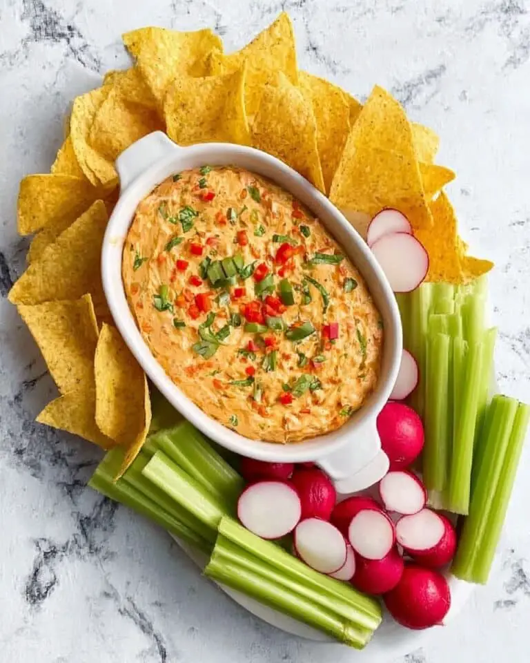 Buffalo Chickpea Dip (Vegan + Oil-Free) Recipe